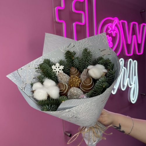 Букет клубники "Хрустальный звон"